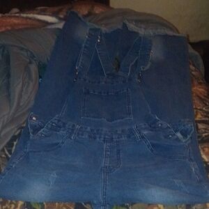 Blue Denim Overalls